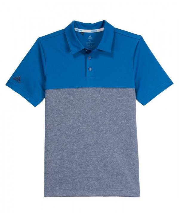 Detské golfové tričko Adidas 3-Stripes 2019