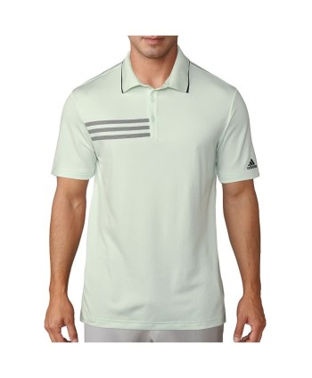 Pánské golfové triko Adidas 3-Stripes Mesh Collar