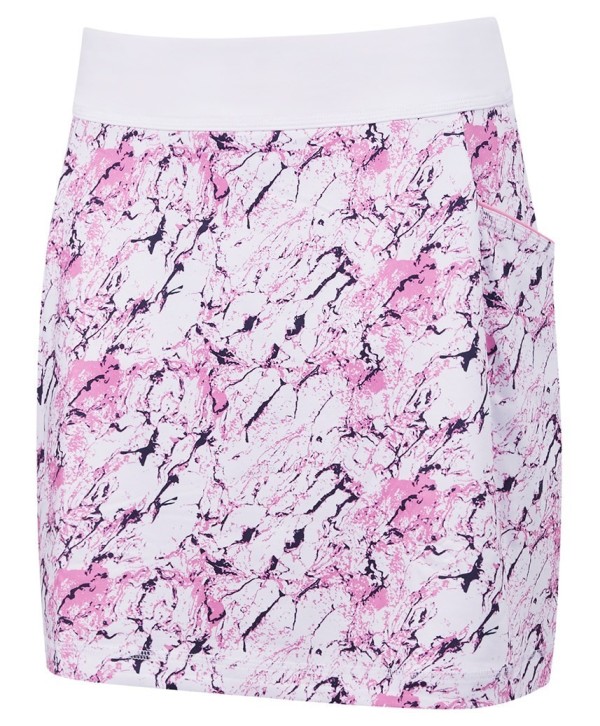 Dámská golfová sukně Callaway Liquid Pink Printed