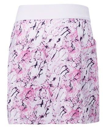 Dámská golfová sukně Callaway Liquid Pink Printed