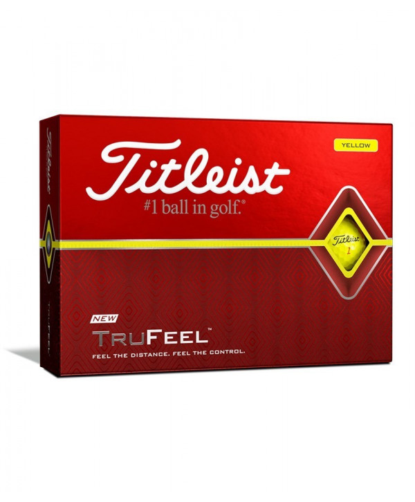 Golfové míčky Titleist TruFeel Yellow