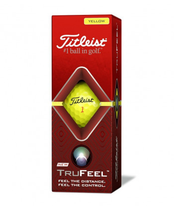Golfové míčky Titleist TruFeel Yellow