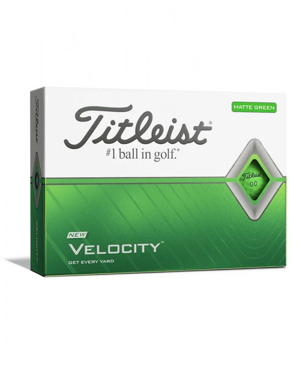 Titleist Velocity Matte Orange Golf Balls (12 Balls) 2020