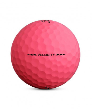 Golfové míčky Titleist Velocity Matte Pink (12 ks)
