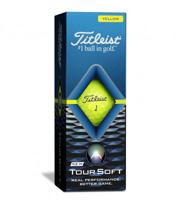 Titleist Tour Soft Yellow Golf Balls (12 Balls) 2020