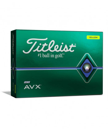 Titleist AVX Yellow Golf Balls (12 Balls) 2020