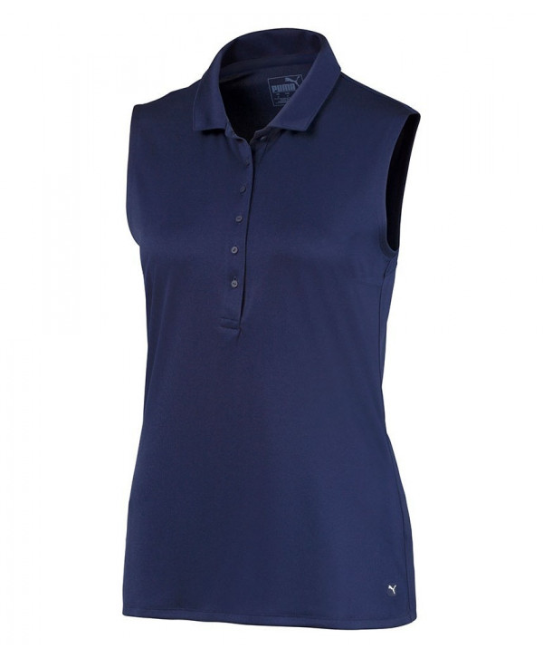 Puma Ladies Rotation Sleeveless Polo Shirt