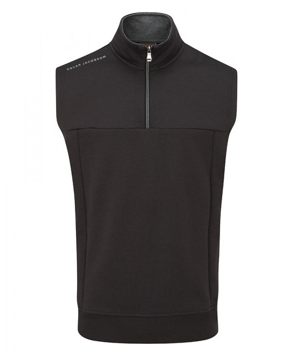Oscar Jacobson Mens Hawkes Mid Layer Sleeveless Pullover