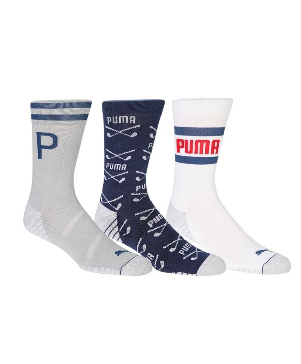 Pánské golfové ponožky Puma Fusion Crew (3 páry)