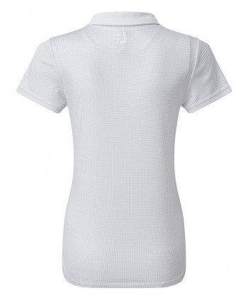 Dámské golfové triko FootJoy Cap Sleeve Micro Interlock Dot Print