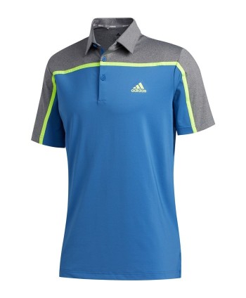 Pánské golfové triko Adidas Ultimate 3 Stripe