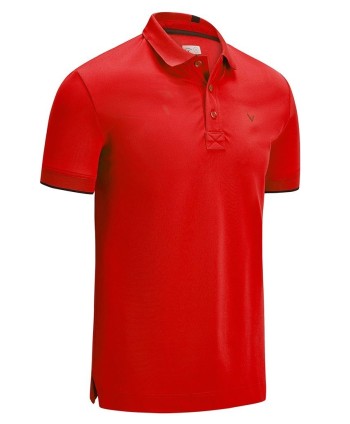 Pánské golfoé triko Callaway X Range Chest Piped Polo Shirt 2017