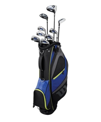 Wilson Mens Reflex LS Golf Package Set (Steel/Graphite)