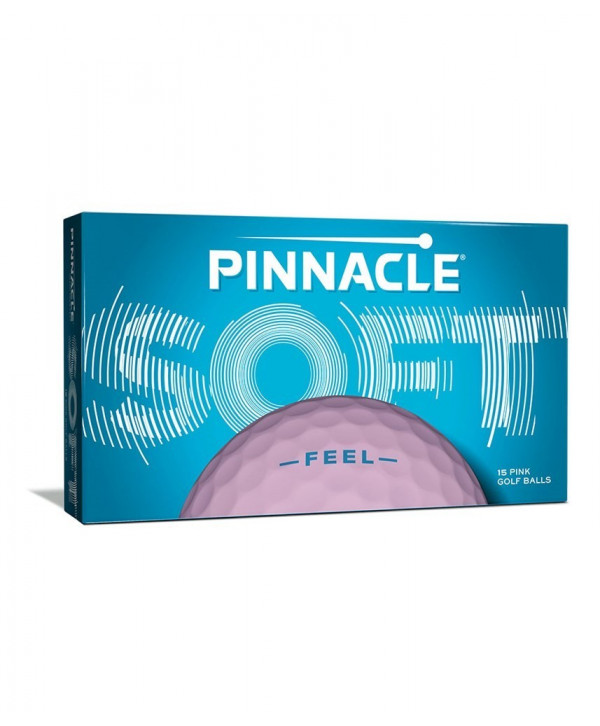 Dámské golfové míčky Pinnacle Soft (12 ks) - růžová