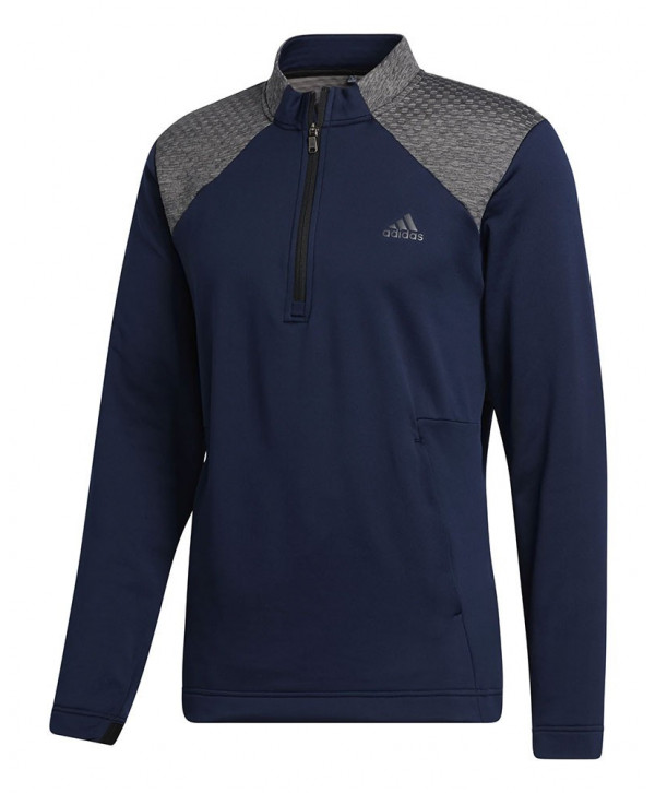 adidas Mens COLD.RDY 1/4 Zip Pullover (Logo on Chest)