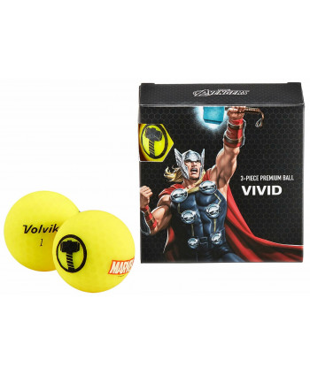 Volvik Marvel Golf Balls - 4 Pack Thor
