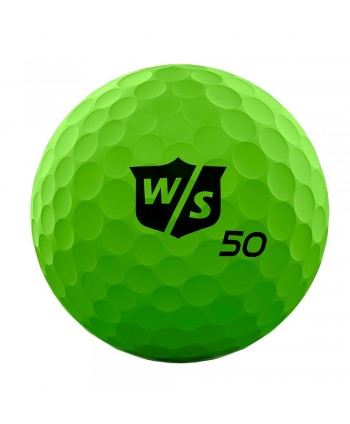 Wilson Staff Fifty Elite Green Golf Ball (12 Balls)