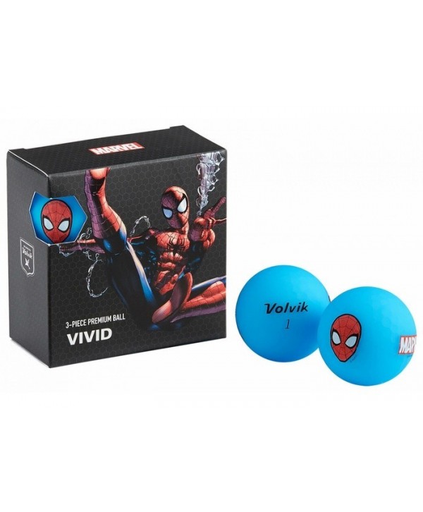 Volvik Marvel Golf Balls - 4 Pack Spider Man