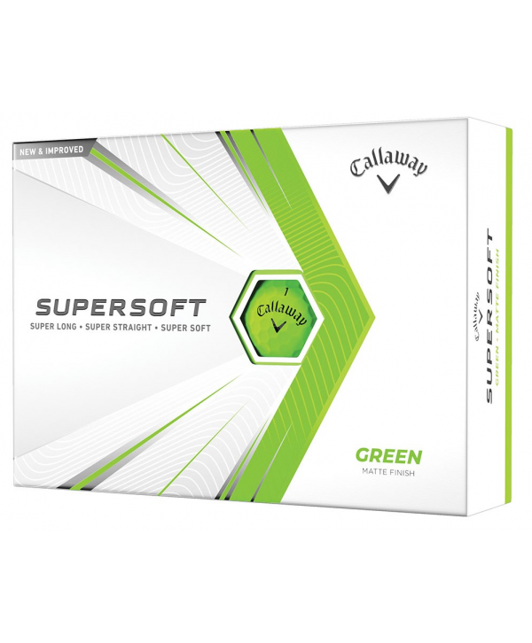 Callaway Supersoft Matte Green Golf Balls (12 Balls) 