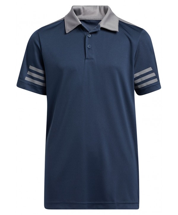 Detské golfové tričko Adidas Stripe Color Blocking