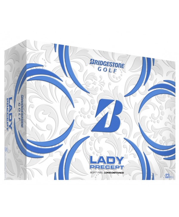 Bridgestone Lady Precept White Golf Balls (12 Balls) 