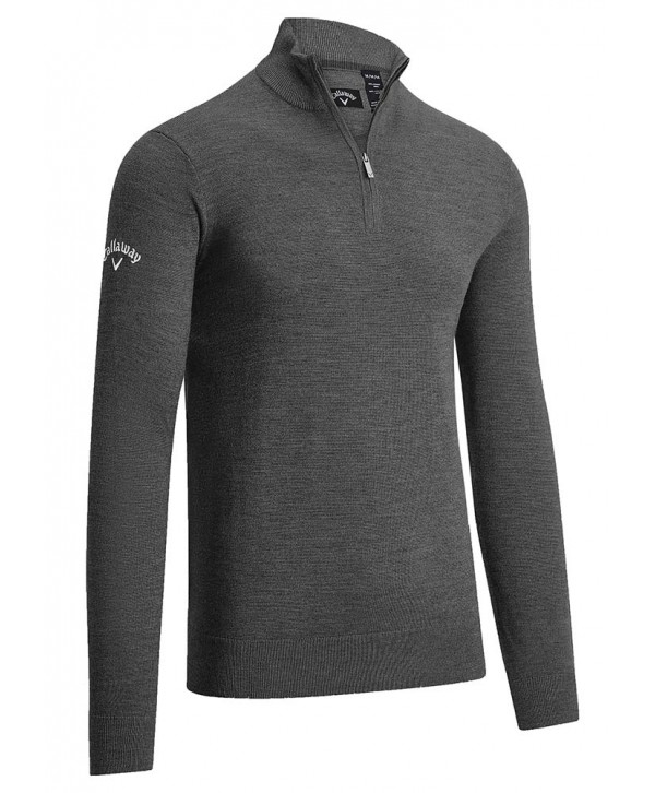 Pánský golfový svetr Callaway 1/4 Zipped Merino