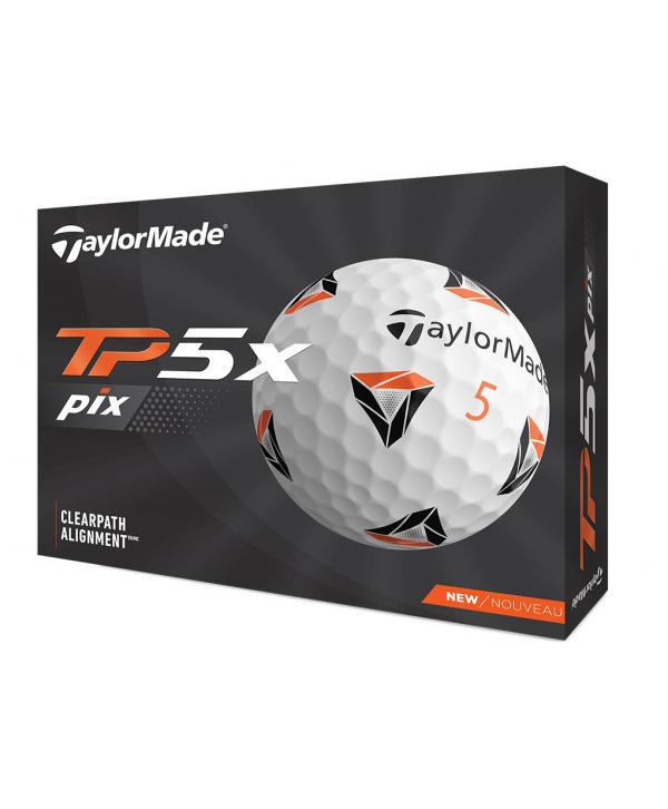TaylorMade TP5x Pix 3.0 Golf Balls (12 Balls) 2021 - GOLFIQ