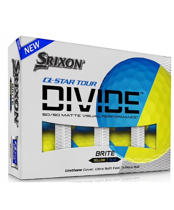 Srixon Q-Star Tour Divide Blue Golf Balls (12 Balls)