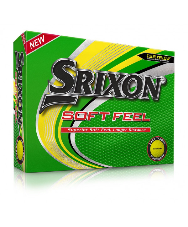 Golfové míčky Srixon Soft Feel Yellow (12 ks)