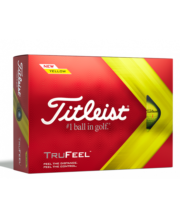 Titleist TruFeel Yellow Golf Balls (12 Balls) 