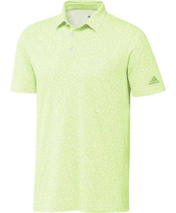 Pánske golfové tričko Adidas Abstract Print Primeblue