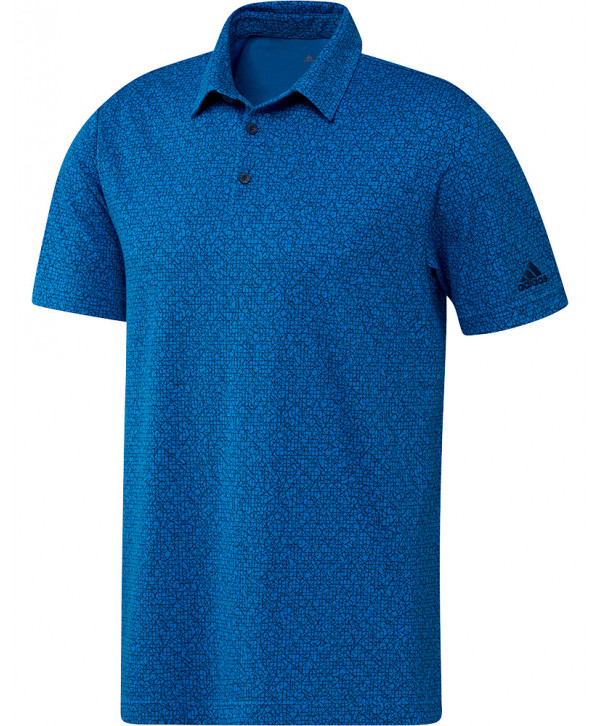 Pánské golfové triko Adidas Abstract Print Primeblue