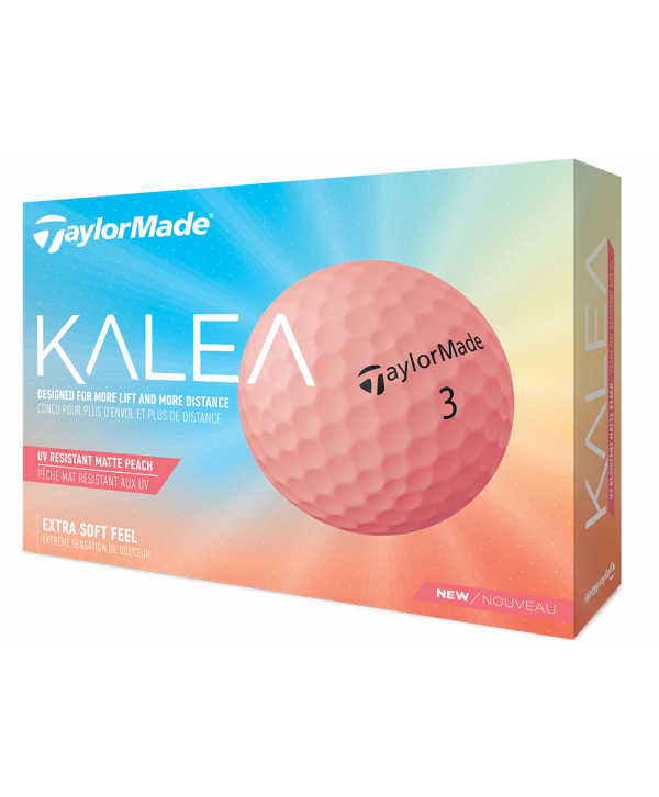 Dámske golfové loptičky TaylorMade Kalea, Peach (12ks)