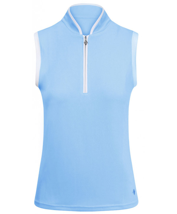 Pure Golf Ladies Bloom Sleeveless Polo Shirt