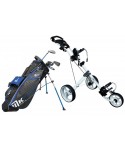 Dětský golfový set Mkids Blue + vozík Mkids