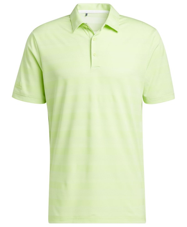 Pánske golfové tričko Adidas Two Colour Stripe Primegreen