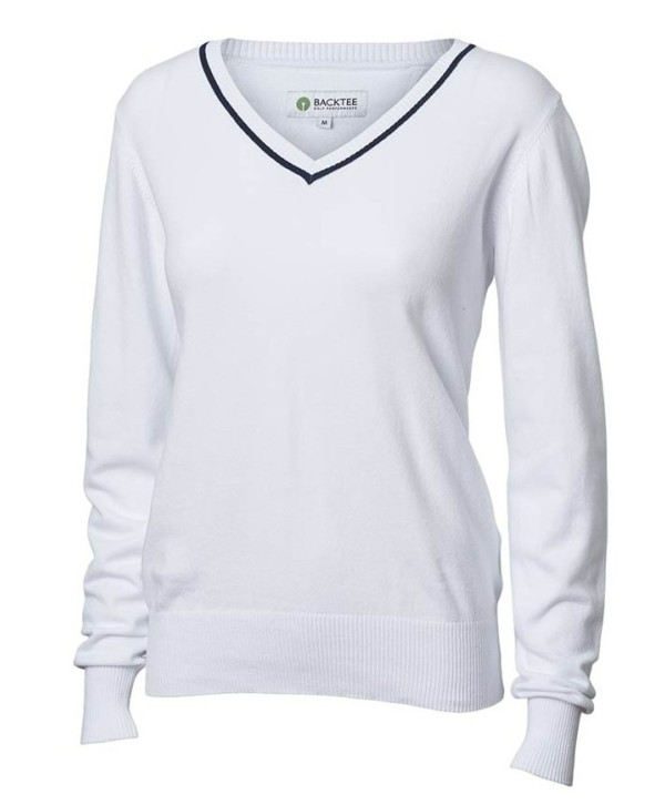 BACKTEE Ladies Solid Stretch Pullover