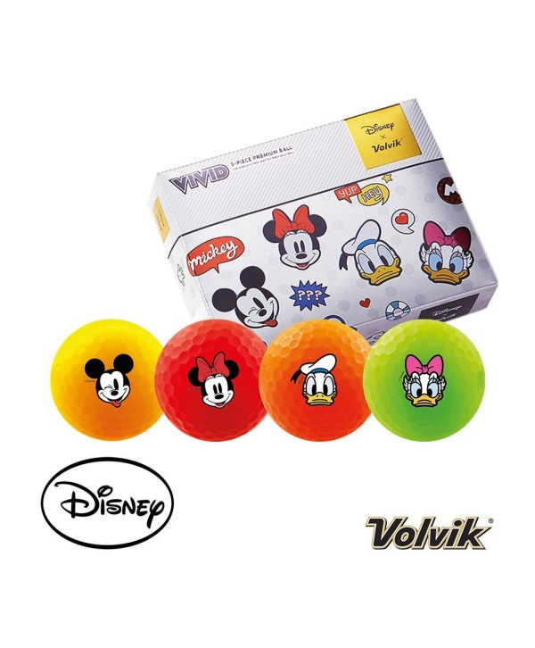 Volvik Vivid Disney Golf Balls (12 Balls)