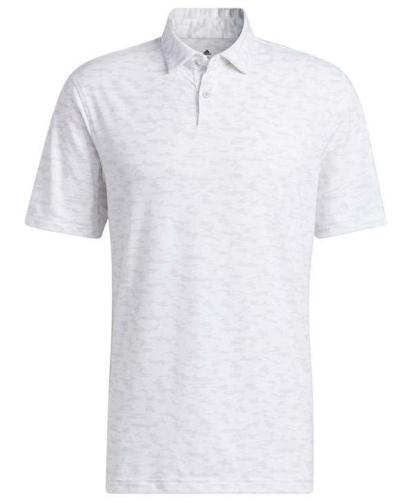 adidas Mens Go-To Camo Print Polo Shirt
