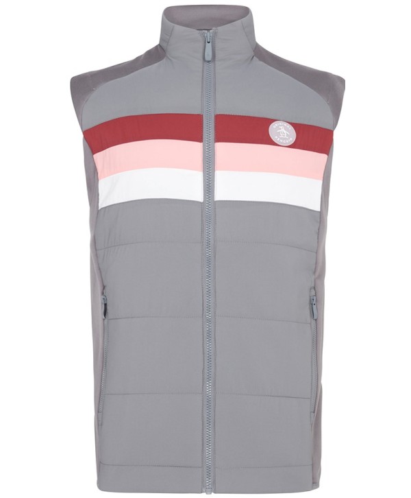 Pánská golfová vesta Original Penguin Full Zip 70s Insulated