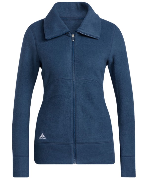 Dámska golfová bunda Adidas Full Zip Fleece