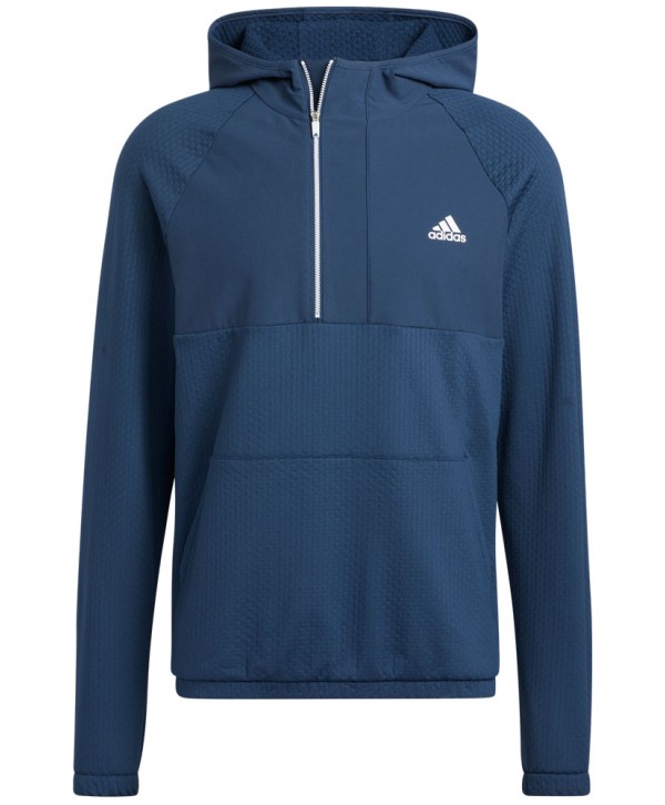 Pánska golfová mikina Adidas Fleece Anorak Quarter Zip