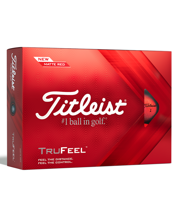 Golfové loptičky Titleist TruFeel Red (12ks)