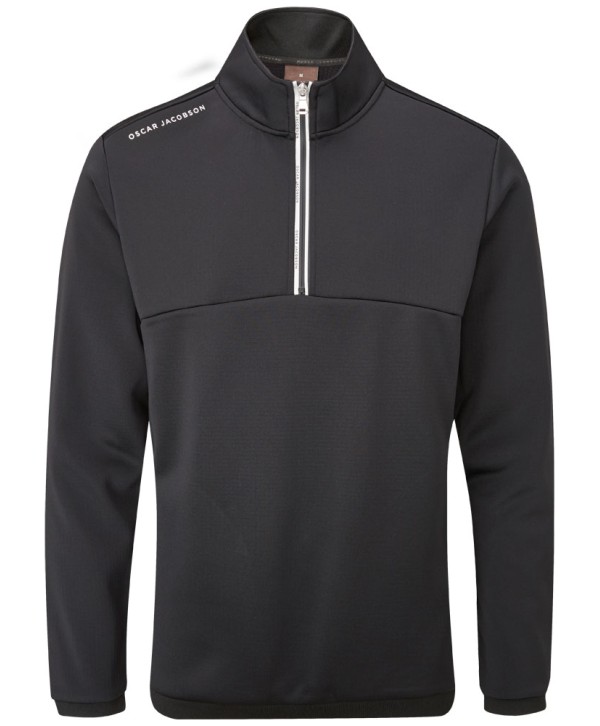 Pánská golfová mikina Oscar Jacobson Longton Zip Neck Fleece