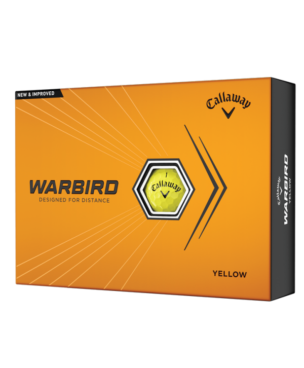 Callaway Warbird Yellow Golf Balls (12 Balls) 