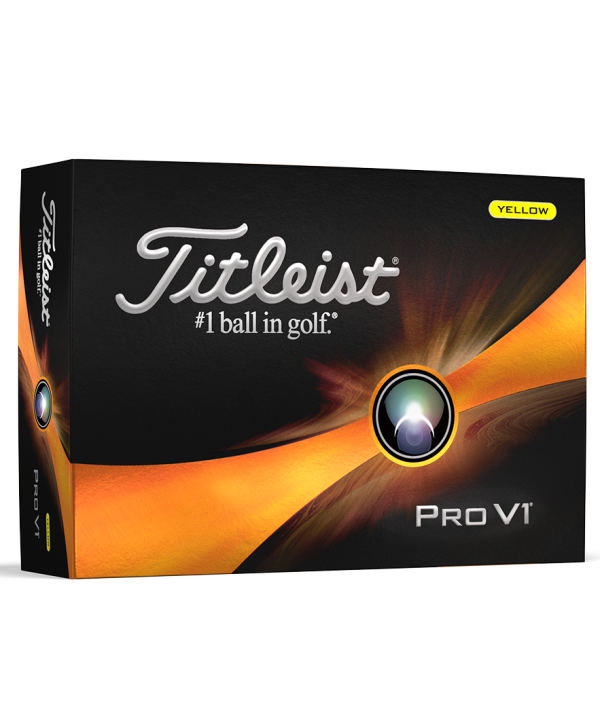 Titleist Pro V1 Yellow Golf Balls (12 Balls) 