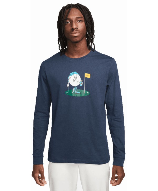 Pánske tričko s dlhým rukávom Nike Tee Long Sleeve Golf Ball T-Shirt