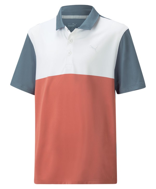 Detské golfové tričko Puma Cloudspun Colourblock