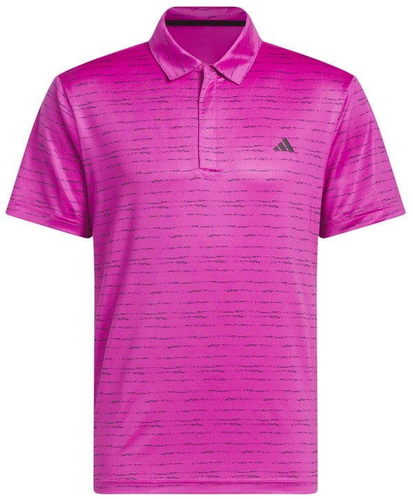 Pánské golfové triko Adidas Stripe Zipper