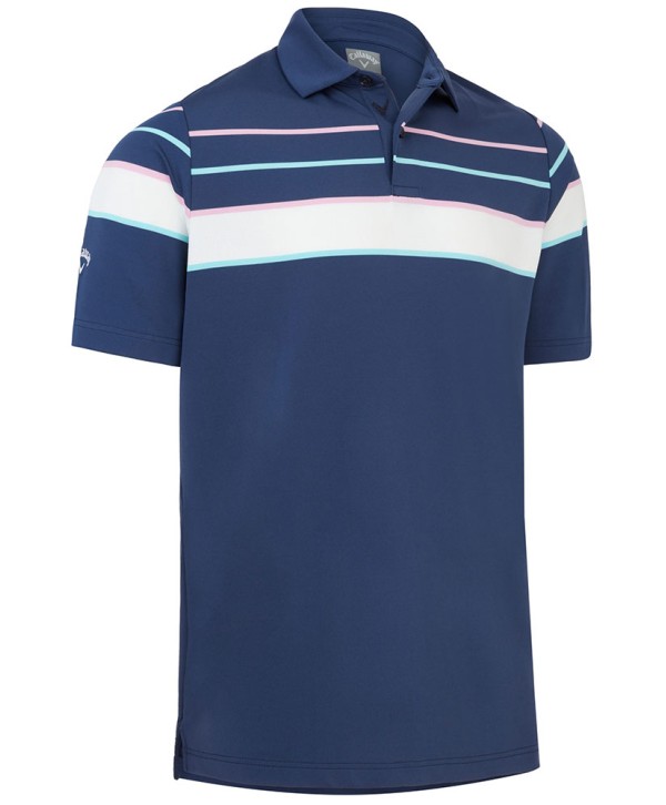 Pánske golfové tričko Callaway Resort Ventilated Shoulder Block